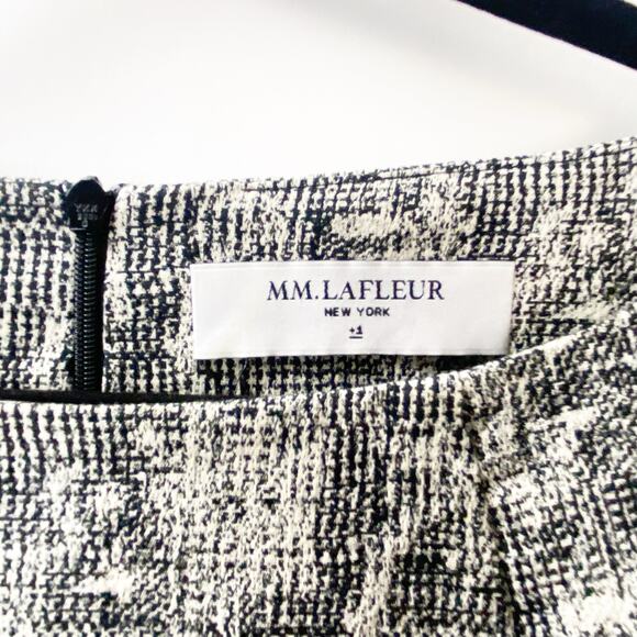 MM. LaFleur The Etsuko Sheath Dress 3/4 Sleeve Crackle Black Women's Plus 1X 20 - Picture 6 of 9